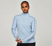 Nike Pacer Women's Dri-FIT 1/4-Zip Running Top - Blue - Polyester
