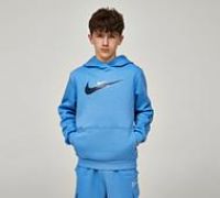 Nike Sport Inspired Swoosh Cargo Hoodie - Blue - Size XL/B