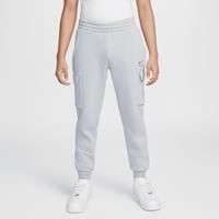 Nike Sportswear Older Kids' Fleece Cargo Trousers - Grey - Cotton/Polyester