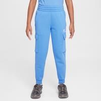 Nike Sportswear Older Kids' Fleece Cargo Trousers - Blue - Cotton/Polyester
