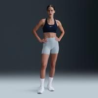 Nike One Fitted Women's Dri-FIT High-Waisted 12.5cm (approx.) Biker Shorts - Blue - Body/Waist Lining