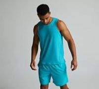 Nike Run Dri-FIT Miler Tank Top - Blue - Size L