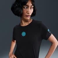 Inter Milan Women's Nike Football T-Shirt - Black - Cotton