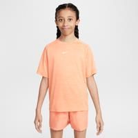Nike Multi Older Kids' (Boys') Dri-FIT Short-Sleeve Top - Orange - Polyester
