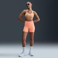Nike One Women's High-Waisted 12.5cm (approx.) Biker Shorts - Orange - Polyester/Elastane