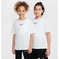 Nike Academy Older Kids' Dri-FIT Short-Sleeve Football Top - White - Polyester