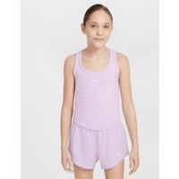 Nike One Fitted Dri-Fit Tank Top for Older Kids (Girls), Doll/White, FZ5598-537, M