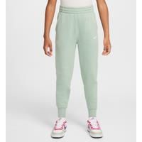 Nike Sportswear Club Fleece Older Kids' (Girls') High-Waisted Fitted Trousers - Green - Cotton/Polyester