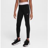 Nike Pro Dri-FIT Older Kids' (Girls') Leggings - Black - Polyester/Elastane