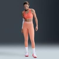 Nike Pro Sculpt Women's High-Waisted Full-Length Leggings - Orange - Polyester/Elastane
