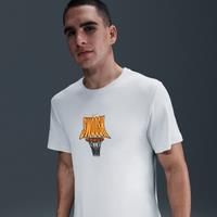 Nike Men's Dri-FIT Basketball T-Shirt - Grey - Cotton/Polyester