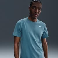 Nike Dri-FIT Men's Fitness T-Shirt - Blue - Cotton/Polyester