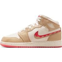 Nike Air Jordan 1 Mid SE Older Kids' Shoes - Brown