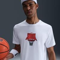Nike Men's Dri-FIT Basketball T-Shirt - White - Cotton/Polyester