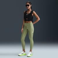 Nike Fast Women's Mid-Rise 7/8 Leggings - Green - Polyester/Elastane