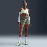 Nike Womens One Swoosh Mid-Rise Short - Green - Size XL