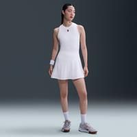 NikeCourt Slam Women's Dri-FIT Tennis Dress - White - Polyester/Elastane