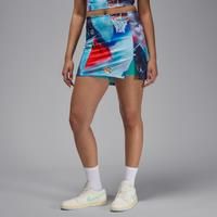 Nike Jordan Women's Printed Knit Skort - White - Polyester/Elastane