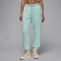 Nike Jordan Brooklyn Fleece Women's French Terry Trousers - Green - Cotton/Polyester