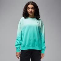Nike Jordan Flight Fleece Women's French Terry Crew-Neck Sweatshirt - Green - Cotton/Polyester