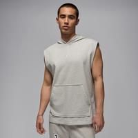 Nike Jordan Sport Crossover Men's Dri-FIT Sleeveless Pullover Hoodie - Grey - Cotton/Polyester