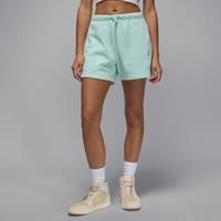 Nike Jordan Brooklyn Fleece Women's Shorts - Green - Cotton/Polyester