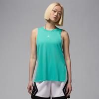 Nike Jordan Sport Women's Diamond Tank Top - Green - Polyester/Cotton/Rayon