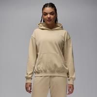 Nike Jordan Brooklyn Fleece Women's Pullover Hoodie - Brown - Cotton/Polyester