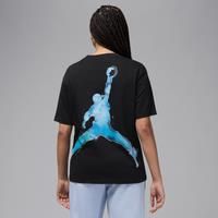 Nike Jordan Women's Graphic T-Shirt - Black - Cotton