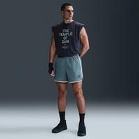 Nike Gym Heritage Men's Dri-FIT 12.5cm (approx.) Unlined Training Shorts - Blue - Nylon