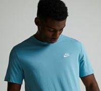 Nike Men/'s Club T-Shirt, Denim Turq, L