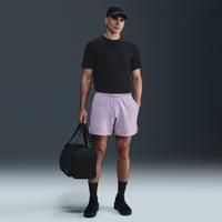 Nike Primary Fleece Men's 18cm (approx.) Dri-FIT Unlined Performance Shorts - Purple - Polyester/Cotton