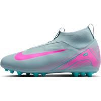 Nike Jr. Mercurial Superfly 10 Academy Younger/Older Kids' AG High-Top Football Boot - Grey