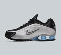 Nike Shox R4 Trainer - Silver - Size 10
