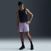 Nike Challenger Men's Dri-FIT 13cm (approx.) Brief-lined Running Shorts - Purple - Polyester