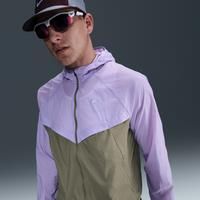Nike Stride Men's Repel UV Running Jacket - Purple - Nylon