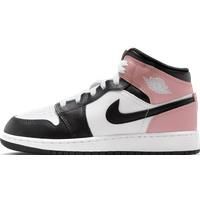 Nike Air Jordan 1 Mid Older Kids' Shoes - White