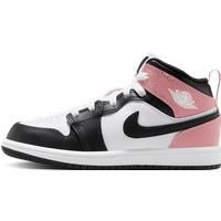 Nike Jordan 1 Mid Younger Kids' Shoes - White