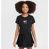 Nike Sportswear Older Kids' (Girls') T-Shirt - Black - Modal/Cotton/Elastane