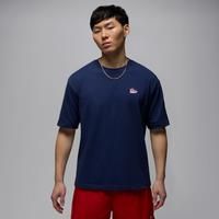 Nike Jordan Brand Men's Sneaker Patch T-Shirt - Blue - Cotton