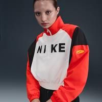 Nike Sportswear Women's Woven Lightweight 1/4-Zip Jacket - White - Polyester