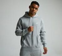 Nike Club Overhead Hoodie - Grey - Size M