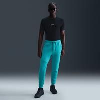 Nike Tech Men's Fleece Joggers - Green - Cotton/Polyester