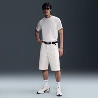 Nike Life Men's Big Canvas Shorts - White - Cotton