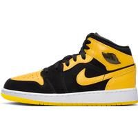 Nike Air Jordan 1 Mid SE Big Kids' Shoes - Black