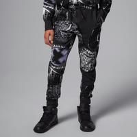 Nike Jordan MVP Older Kids' Fleece Printed Trousers - Black - Cotton