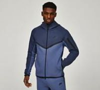 Nike Tech Fleece Windrunner Colour Block Hoodie - Blue - Size L