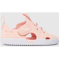 Nike Pale Pink Sunray Protect 4 Girls Toddler Sandals