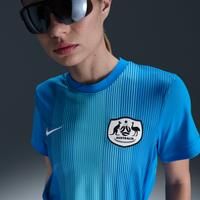 Australia 2025/26 Stadium Goalkeeper Women's Nike Dri-FIT Football Replica Short-Sleeve Shirt - Blue - Polyester