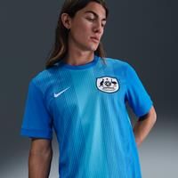 Australia 2025 Stadium Goalkeeper Men's Nike Dri-FIT Football Replica Short-Sleeve Shirt - Blue - Polyester